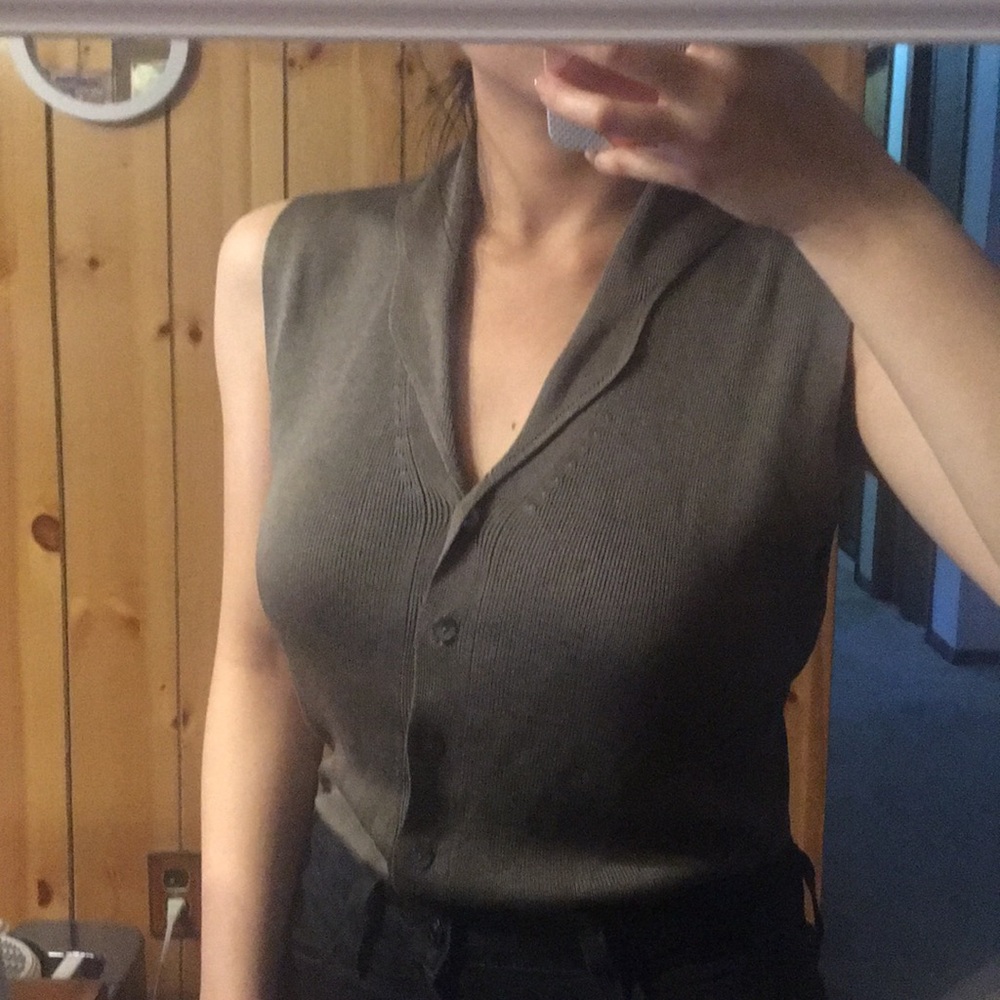Vintage 💯 silk tank top